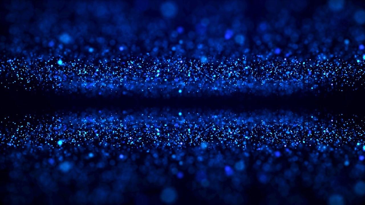 Blue particles