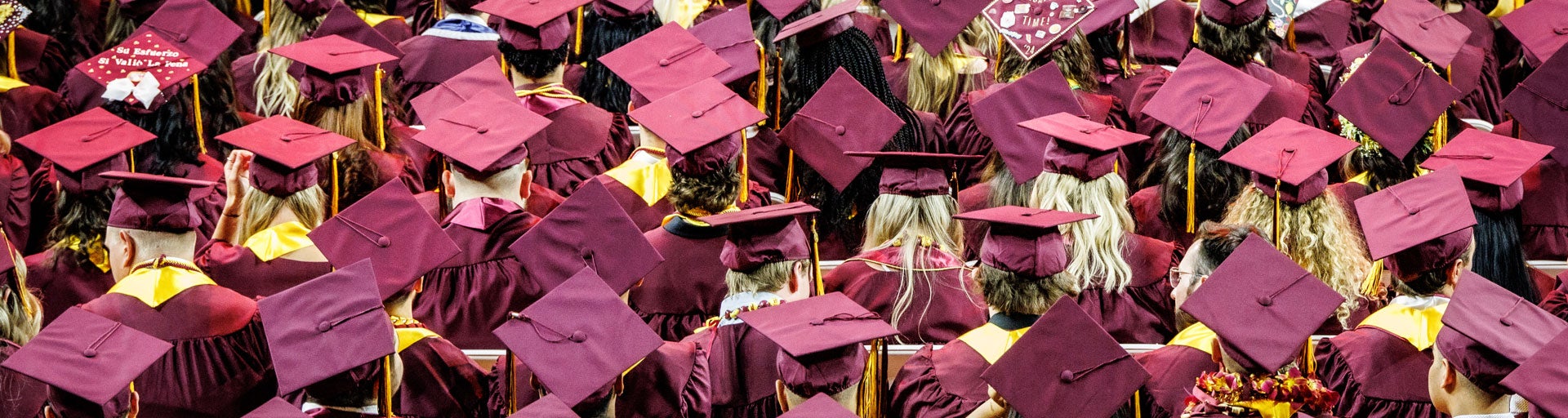 ASU graduation caps