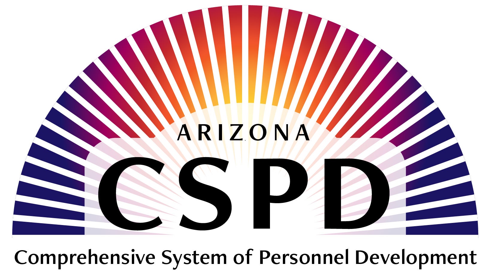 Arizona Comprehensive System of Personnel Development half circle logo