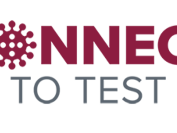 Connect to test logo